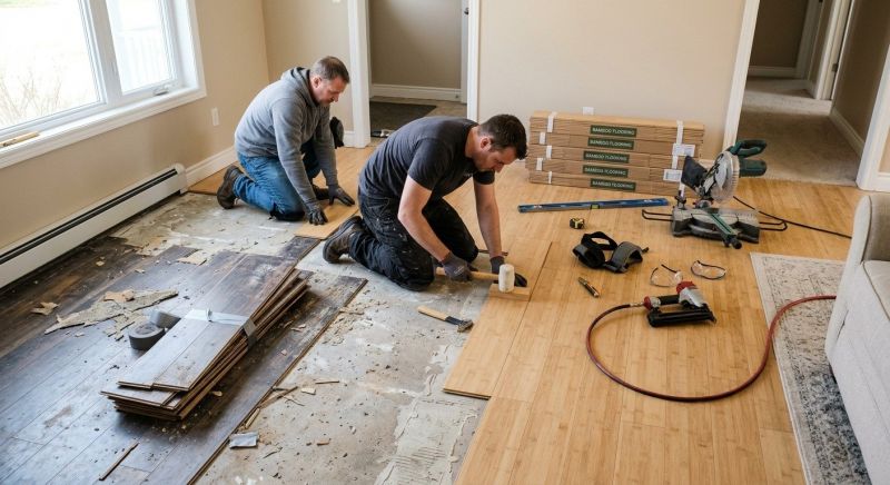 Bamboo Flooring Installation in Everett, WA