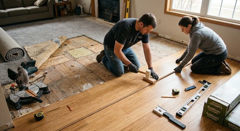 Bamboo Flooring Installation in Everett, WA