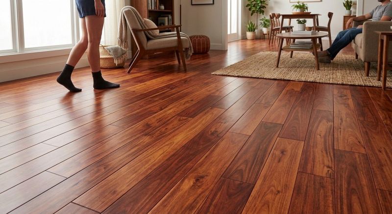 Cherry Floor Installation in Poulsbo, WA