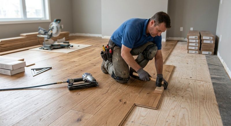 Hardwood Floor Installation in Kingston, WA