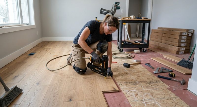 Hardwood Floor Installation in Snohomish County, WA