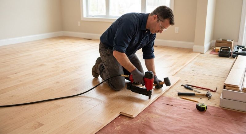 Maple Flooring Installation in Kenmore, WA
