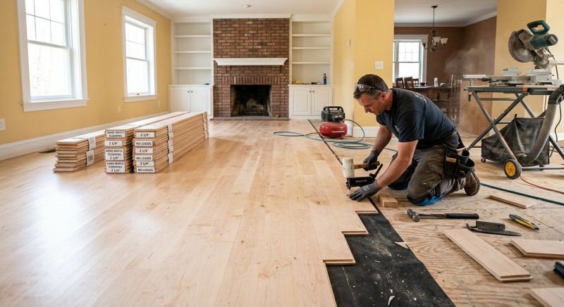 Maple Flooring Installation in Lake Stevens, WA