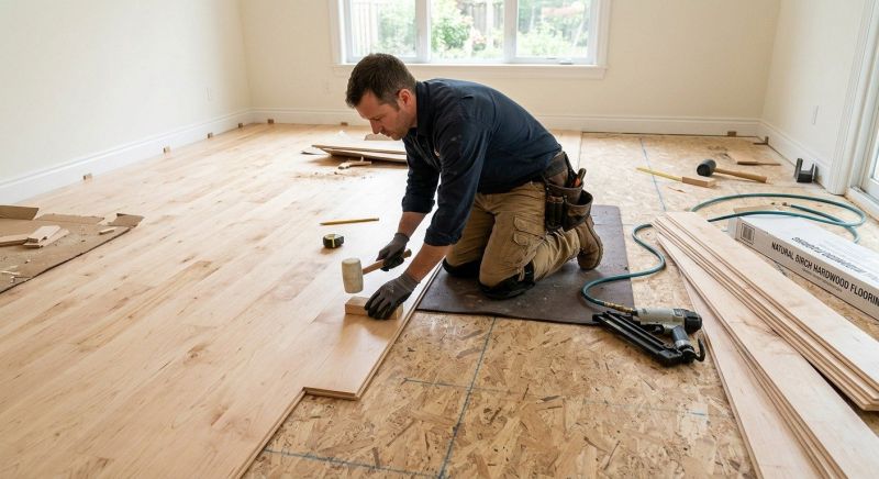 Maple Flooring Installation in Lynnwood, WA