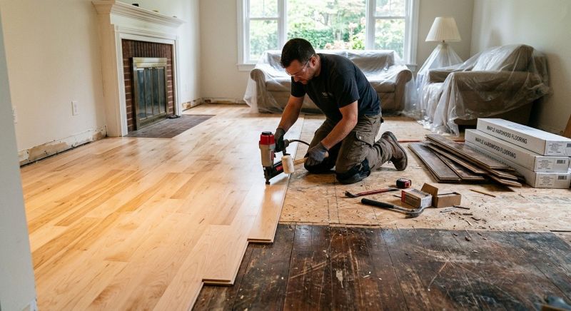 Maple Flooring Installation in Marysville, WA