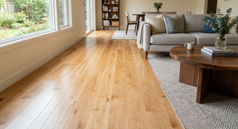 Maple Flooring Installation in Mercer Island, WA
