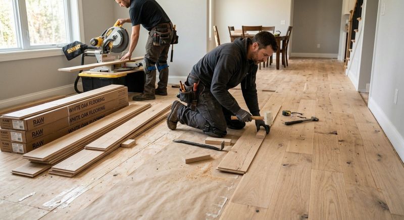 Oak Floor Installation in Lake Stevens, WA