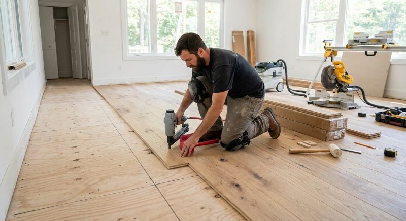 Oak Floor Installation in Port Ludlow, WA