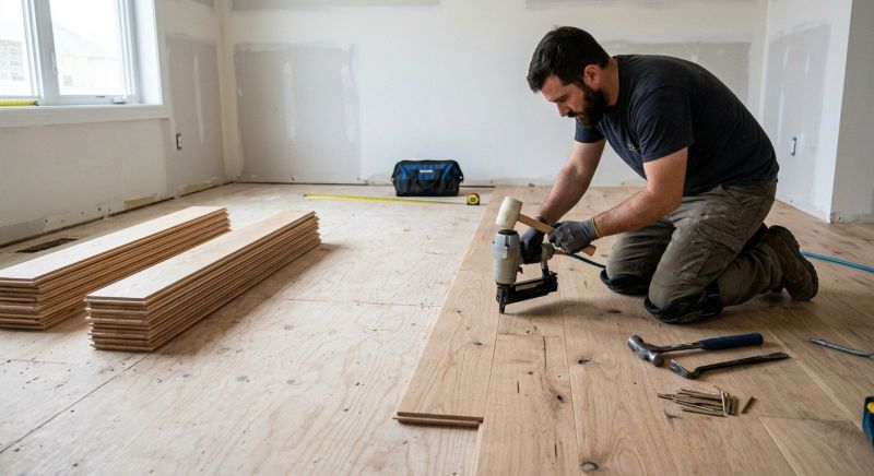 Oak Floor Installation in Snohomish, WA