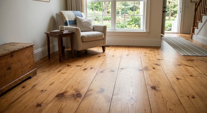 Pine Floor Installation in Everett, WA