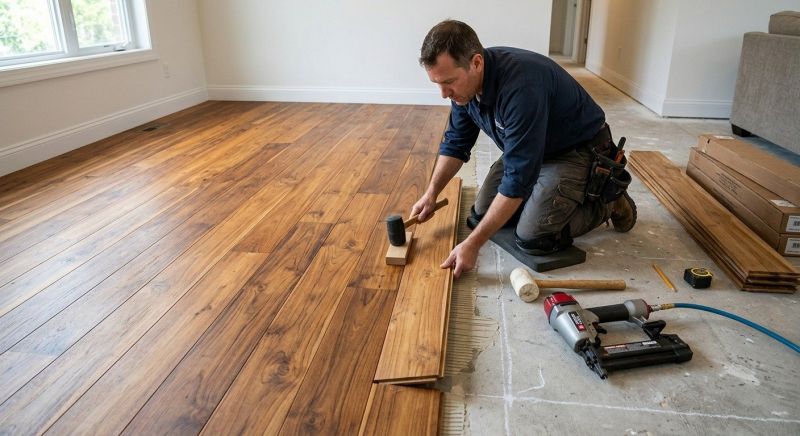 Teak Flooring Installation in Everett, WA