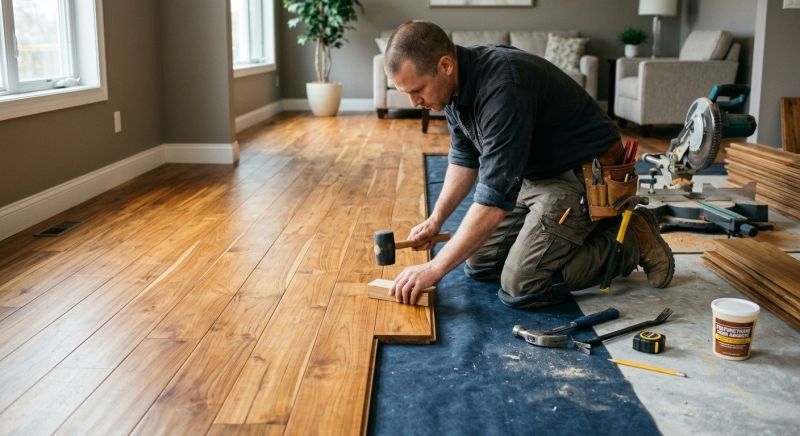 Teak Flooring Installation in Everett, WA