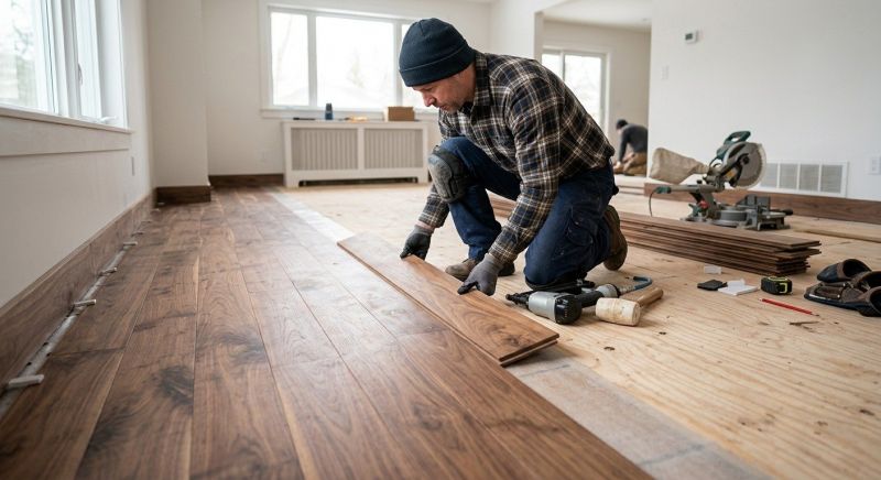 Walnut Flooring Installation in Everett, WA
