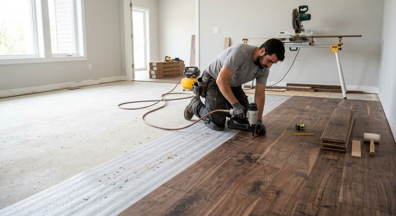 Walnut Flooring Installation in Everett, WA