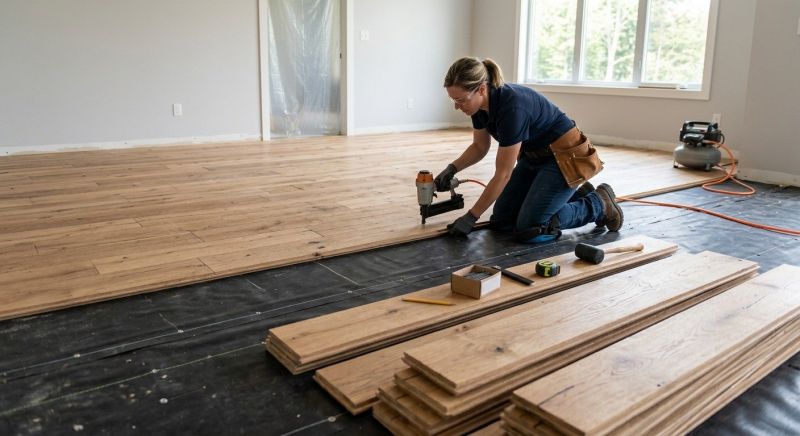 Walnut Flooring Installation in Everett, WA