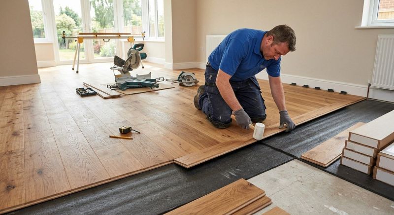 Wide Plank Floor Installation in Everett, WA