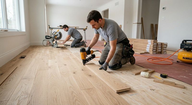 Wood Floor Replacement in Bellevue, WA