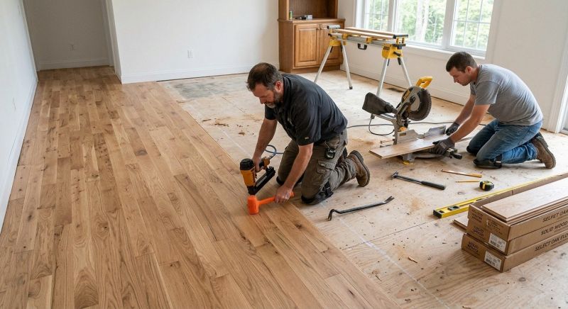 Wood Floor Replacement in Stanwood, WA