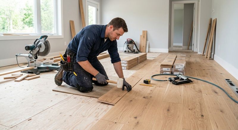 Wood Flooring Installation in Bainbridge Island, WA